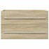 Armario para lavabo aglomerado madera envejecida 80x38,5x48