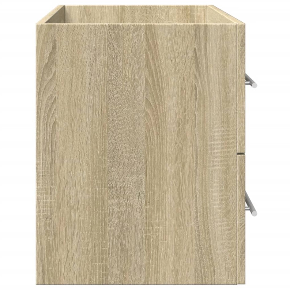 Armario para lavabo aglomerado madera envejecida 80x38,5x48