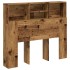 Cabecero armario madera ingeniería envejecida 120x19x103,5