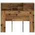 Cabecero armario madera ingeniería envejecida 120x19x103,5