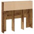 Cabecero armario madera ingeniería envejecida 120x19x103,5