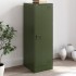 Aparador de acero verde oliva 34,5x39x107