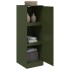 Aparador de acero verde oliva 34,5x39x107