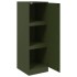 Aparador de acero verde oliva 34,5x39x107