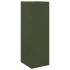 Aparador de acero verde oliva 34,5x39x107