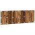 Cabecero de pared madera ingeniería envejecida 240x1,5x80