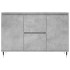 Aparador de madera de ingeniería gris hormigón 104x35x70