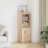 Aparador alto de madera maciza de pino 37x34x110