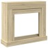 Borde de chimenea madera ingeniería roble Sonoma 100x30x87,5