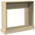 Borde de chimenea madera ingeniería roble Sonoma 100x30x87,5