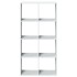 Librería divisora madera ingeniería blanco 69,5x29x137,5
