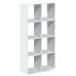 Librería divisora madera ingeniería blanco 69,5x29x137,5