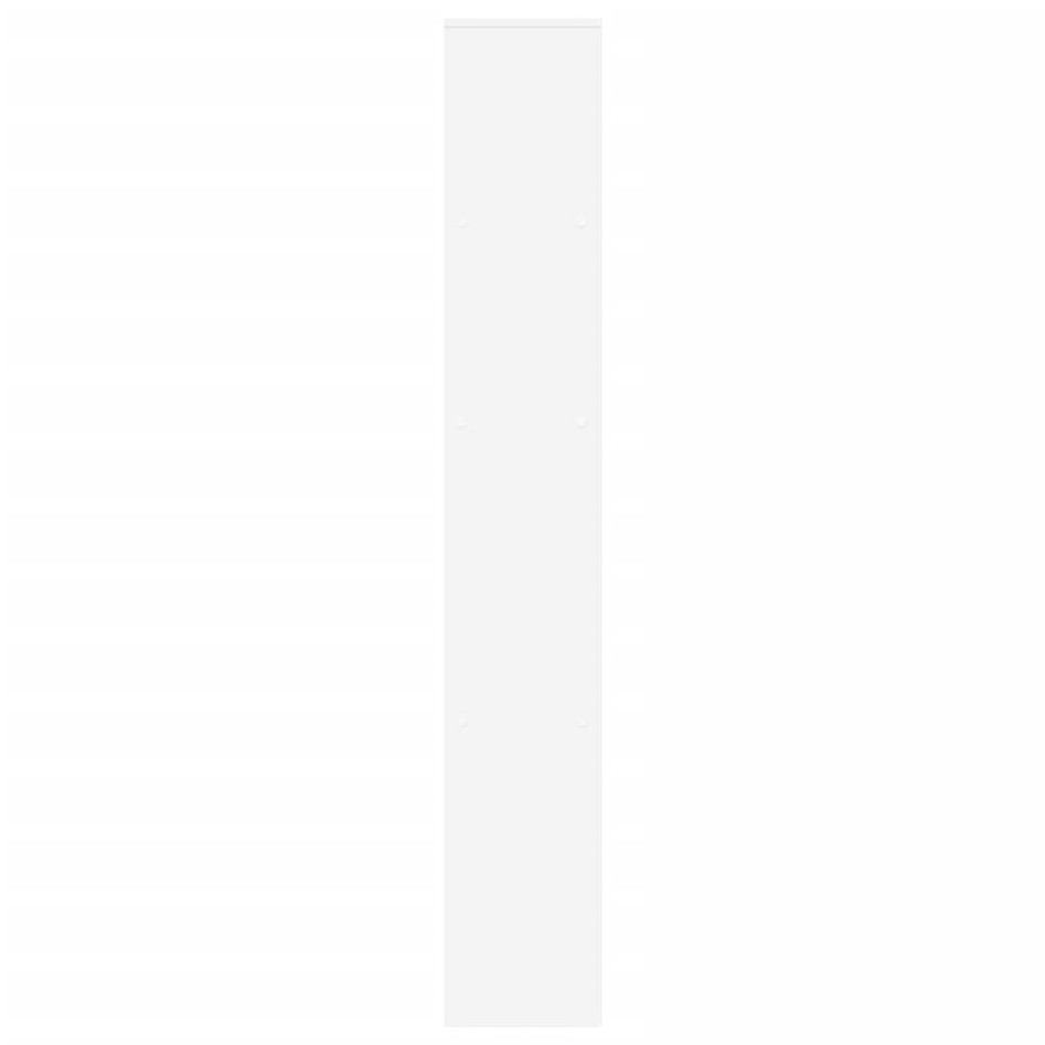 Librería divisora madera ingeniería blanca 67x25x161,5