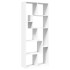 Librería divisora madera ingeniería blanca 67x25x161,5