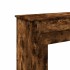 Borde de chimenea madera ingeniería roble ahumado 90x30x90