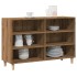 Aparador de madera de ingeniería roble artisan 103,5x35x70