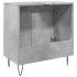Armario de baño madera de ingeniería gris hormigón 58x33x60