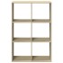 Librería divisor madera ingeniería roble Sonoma