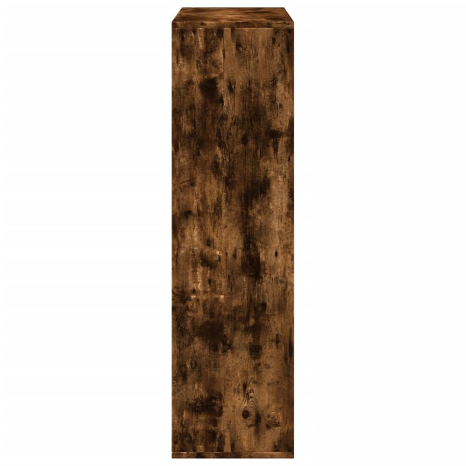 Librería divisora madera roble ahumado 69,5x29x103,5