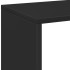 Librería divisora madera de ingeniería negra 102x29x103,5