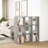 Librería divisora madera gris hormigón 102x29x103,5