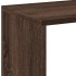 Librería divisora madera marrón roble 102x29x103,5