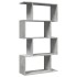 Librería divisora 4 niveles madera gris hormigón 70x24x129