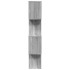 Librería divisora 4 niveles madera gris Sonoma 70x24x129