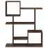 Librería divisora madera ingeniería marrón roble 92x29x112