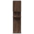 Librería divisora madera ingeniería marrón roble 92x29x112