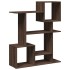 Librería divisora madera ingeniería marrón roble 92x29x112