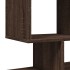 Librería divisora madera ingeniería marrón roble 92x29x112