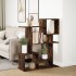 Librería divisora madera ingeniería roble ahumado 92x29x112