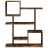 Librería divisora madera ingeniería roble ahumado 92x29x112