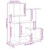 Librería divisora madera ingeniería roble ahumado 92x29x112