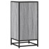 Aparador madera ingeniería y metal gris Sonoma 35,5x35x76