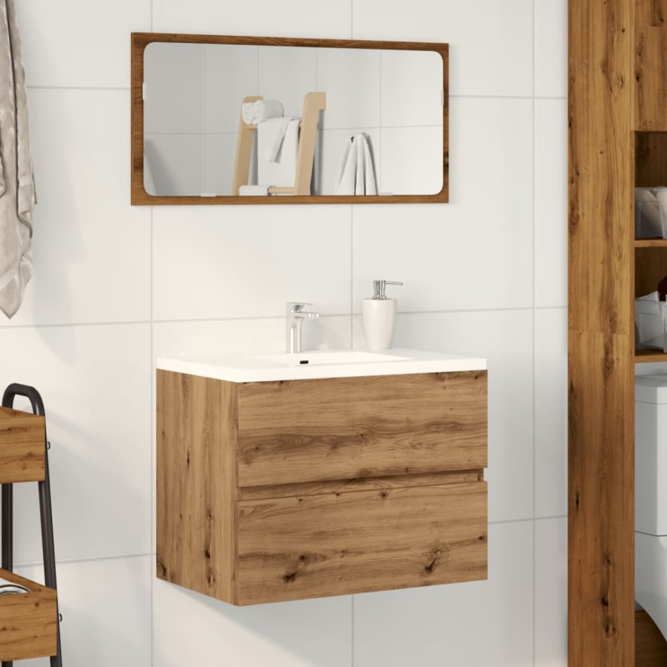 Mueble de baño madera de ingeniería roble artisan 60x38,5x45