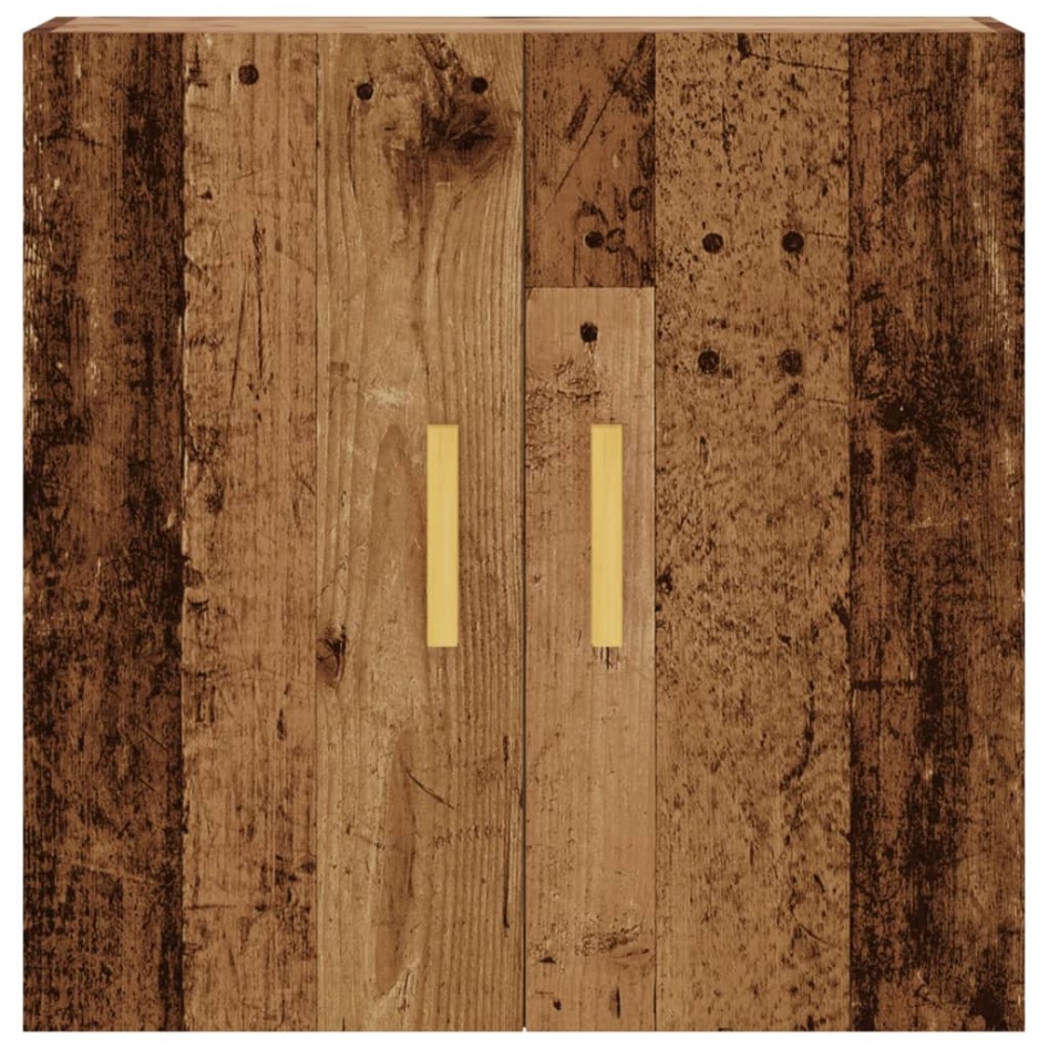 Armario pared madera ingeniería envejecida 60x31x60