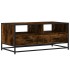 Mesa de centro madera ingeniería metal roble humo 100x50x45