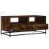 Mesa de centro madera ingeniería metal roble humo 100x50x45