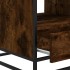 Mesa de centro madera ingeniería metal roble humo 100x50x45