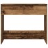 Mesa consola madera ingeniería madera envejecida 89x41x76,5