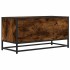 Mueble TV metal y madera ingeniería roble humo 80x34,5x40