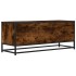 Mueble TV metal y madera ingeniería roble ahumado