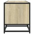 Mueble TV metal y madera ingeniería roble Sonoma 100x35x41