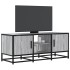 Mueble TV metal y madera ingeniería gris Sonoma 100x35x41