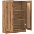 Armario de madera de ingeniería roble artisan 82,5x30,5x115