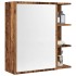 Armario espejo de baño madera envejecida 62,5x20,5x64