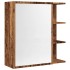 Armario espejo de baño madera envejecida 62,5x20,5x64