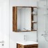 Armario espejo de baño madera envejecida 62,5x20,5x64